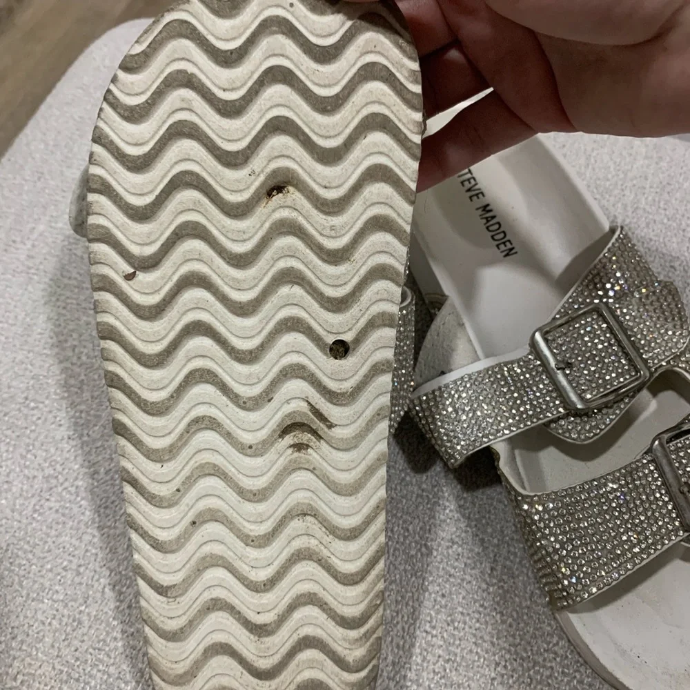 Girls Steve Madden Rhinestone Sandals sz 3